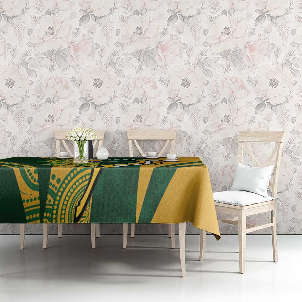 South Africa Australia Rugby Custom Tablecloth Springboks Wallabies Together - Aussie Hoodie