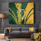 South Africa Australia Rugby Custom Tapestry Springboks Wallabies Together - Aussie Hoodie