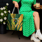 South Africa Australia Rugby Custom Tote Bag Springboks Wallabies Together - Aussie Hoodie