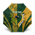 South Africa Australia Rugby Custom Umbrella Springboks Wallabies Together - Aussie Hoodie