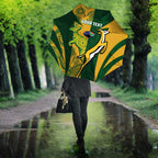 South Africa Australia Rugby Custom Umbrella Springboks Wallabies Together - Aussie Hoodie