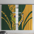 South Africa Australia Rugby Custom Window Curtain Springboks Wallabies Together - Aussie Hoodie