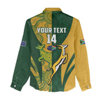 South Africa Australia Rugby Custom Women Casual Shirt Springboks Wallabies Together - Aussie Hoodie
