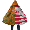 Australia and Japan Rugby Custom Cloak Wallabies Brave Blossoms Together