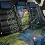 New Zealand Christmas Back Car Seat Cover Cute Kakapo Meri Kirihimete Maori Koru