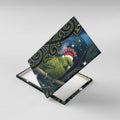 New Zealand Christmas Canvas Wall Art Cute Kakapo Meri Kirihimete Maori Koru