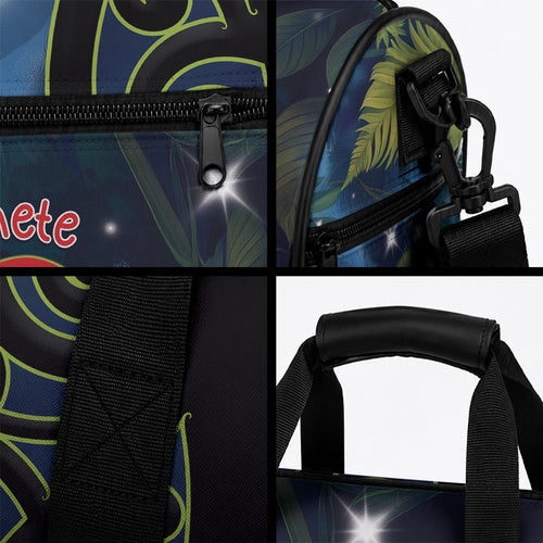 New Zealand Christmas Duffle Bag Cute Kakapo Meri Kirihimete Maori Koru