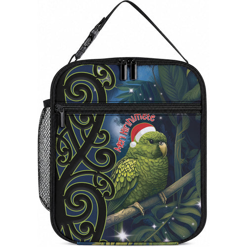 New Zealand Christmas Lunch Bag Cute Kakapo Meri Kirihimete Maori Koru