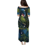New Zealand Christmas Puletasi Cute Kakapo Meri Kirihimete Maori Koru