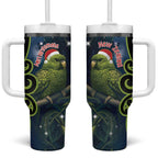 New Zealand Christmas Tumbler With Handle Cute Kakapo Meri Kirihimete Maori Koru