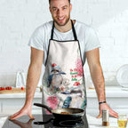 Australia Christmas Apron Jolly Kookaburra Bottlebrush Watercolor - Aussie Hoodie