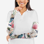 Australia Christmas Arm Sleeves Jolly Kookaburra Bottlebrush Watercolor - Aussie Hoodie