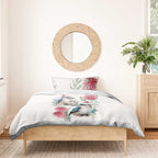 Australia Christmas Bedding Set Jolly Kookaburra Bottlebrush Watercolor - Aussie Hoodie