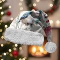 Australia Christmas Santa Hat Jolly Kookaburra Bottlebrush Watercolor - Aussie Hoodie