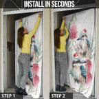Australia Christmas Door Cover Jolly Kookaburra Bottlebrush Watercolor - Aussie Hoodie