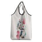 Australia Christmas Grocery Bag Jolly Kookaburra Bottlebrush Watercolor - Aussie Hoodie