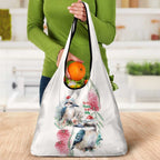 Australia Christmas Grocery Bag Jolly Kookaburra Bottlebrush Watercolor - Aussie Hoodie