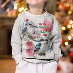Australia Christmas Kid Ugly Christmas Sweater Jolly Kookaburra Bottlebrush Watercolor - Aussie Hoodie