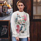 Australia Christmas Ugly Christmas Sweater Jolly Kookaburra Bottlebrush Watercolor - Aussie Hoodie