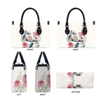 Australia Christmas Leather Bag Jolly Kookaburra Bottlebrush Watercolor - Aussie Hoodie