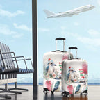 Australia Christmas Luggage Cover Jolly Kookaburra Bottlebrush Watercolor - Aussie Hoodie