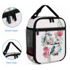 Australia Christmas Lunch Bag Jolly Kookaburra Bottlebrush Watercolor