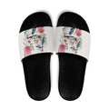 Australia Christmas Slide Sandals Jolly Kookaburra Bottlebrush Watercolor - Aussie Hoodie