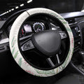 Australia Christmas Steering Wheel Cover Jolly Kookaburra Bottlebrush Watercolor - Aussie Hoodie