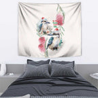 Australia Christmas Tapestry Jolly Kookaburra Bottlebrush Watercolor - Aussie Hoodie