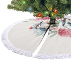 Australia Christmas Tree Skirt Jolly Kookaburra Bottlebrush Watercolor - Aussie Hoodie