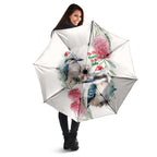Australia Christmas Umbrella Jolly Kookaburra Bottlebrush Watercolor - Aussie Hoodie