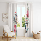 Australia Christmas Window Curtain Jolly Kookaburra Bottlebrush Watercolor - Aussie Hoodie