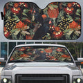 Australia Palm Cockatoo Auto Sun Shade Aussie Native Flowers - Aussie Hoodie