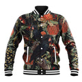 Australia Palm Cockatoo Baseball Jacket Aussie Native Flowers - Aussie Hoodie