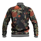 Australia Palm Cockatoo Baseball Jacket Aussie Native Flowers - Aussie Hoodie