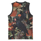 Australia Palm Cockatoo Basketball Jersey Aussie Native Flowers - Aussie Hoodie