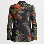Australia Palm Cockatoo Blazer Aussie Native Flowers - Aussie Hoodie