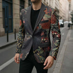 Australia Palm Cockatoo Blazer Aussie Native Flowers - Aussie Hoodie