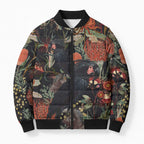 Australia Palm Cockatoo Bomber Puffer Jacket Aussie Native Flowers - Aussie Hoodie