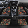 Australia Palm Cockatoo Car Mats Aussie Native Flowers - Aussie Hoodie