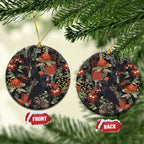 Australia Palm Cockatoo Ceramic Ornament Aussie Native Flowers - Aussie Hoodie