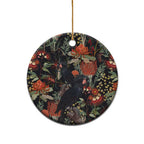 Australia Palm Cockatoo Ceramic Ornament Aussie Native Flowers - Aussie Hoodie
