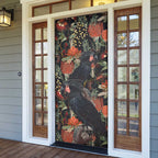 Australia Palm Cockatoo Door Cover Aussie Native Flowers - Aussie Hoodie