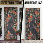 Australia Palm Cockatoo Door Cover Aussie Native Flowers - Aussie Hoodie