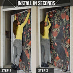 Australia Palm Cockatoo Door Cover Aussie Native Flowers - Aussie Hoodie