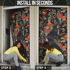 Australia Palm Cockatoo Door Cover Aussie Native Flowers - Aussie Hoodie