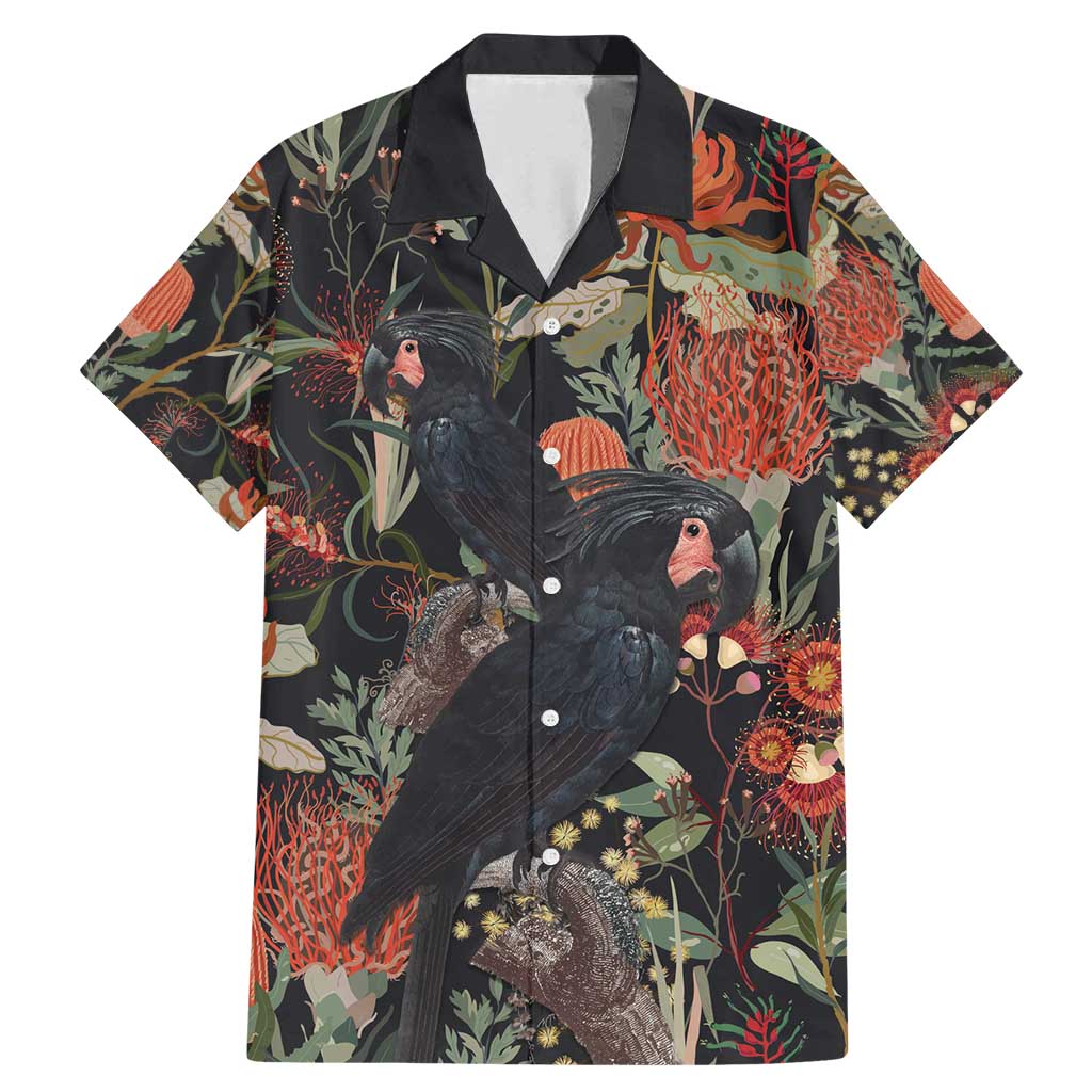 Australia Palm Cockatoo Family Matching Mermaid Dress and Hawaiian Shirt Aussie Native Flowers - Aussie Hoodie