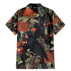 Australia Palm Cockatoo Family Matching Mermaid Dress and Hawaiian Shirt Aussie Native Flowers - Aussie Hoodie