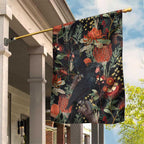 Australia Palm Cockatoo Garden Flag Aussie Native Flowers - Aussie Hoodie