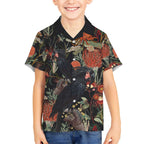 Australia Palm Cockatoo Hawaiian Shirt Aussie Native Flowers - Aussie Hoodie